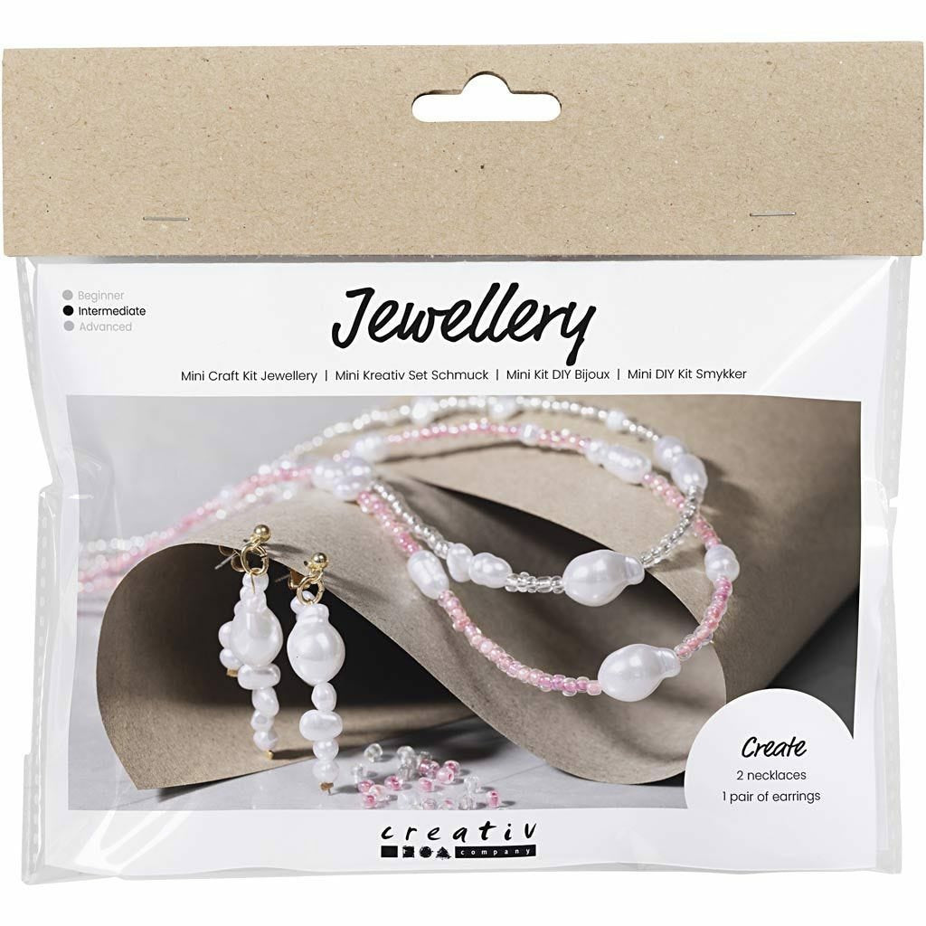 Creativ Company Halsketten-Bastelset – Mehrfarbig, inkl. Schmuckdraht