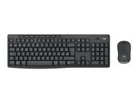 Logitech Tastatur und Maus Wireless Desktop MK370 – RF + Bluetooth, QWERTZ-Layout