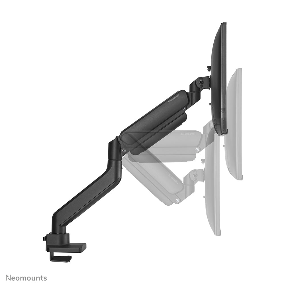 Neomounts DS70 DS70-450BL1 – Monitorarm, 1 Monitor, bis 42", Gasfeder, 180°-Stop, Schwarz