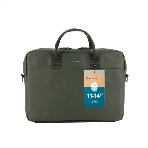 Mobilis Notebook-Tasche für Notebooks bis 14" – Polyurethan (PU) – Khaki
