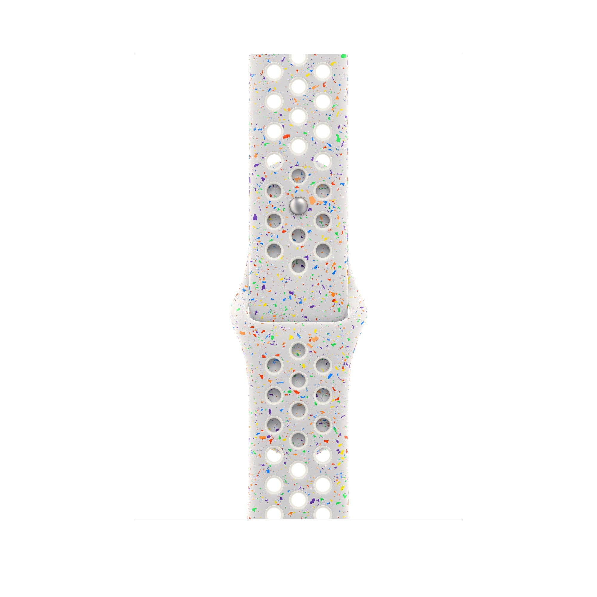 Apple Pure Platinum Sport Band – Armband – für Apple Watch 46 mm, Weiss, M/L, Polymer