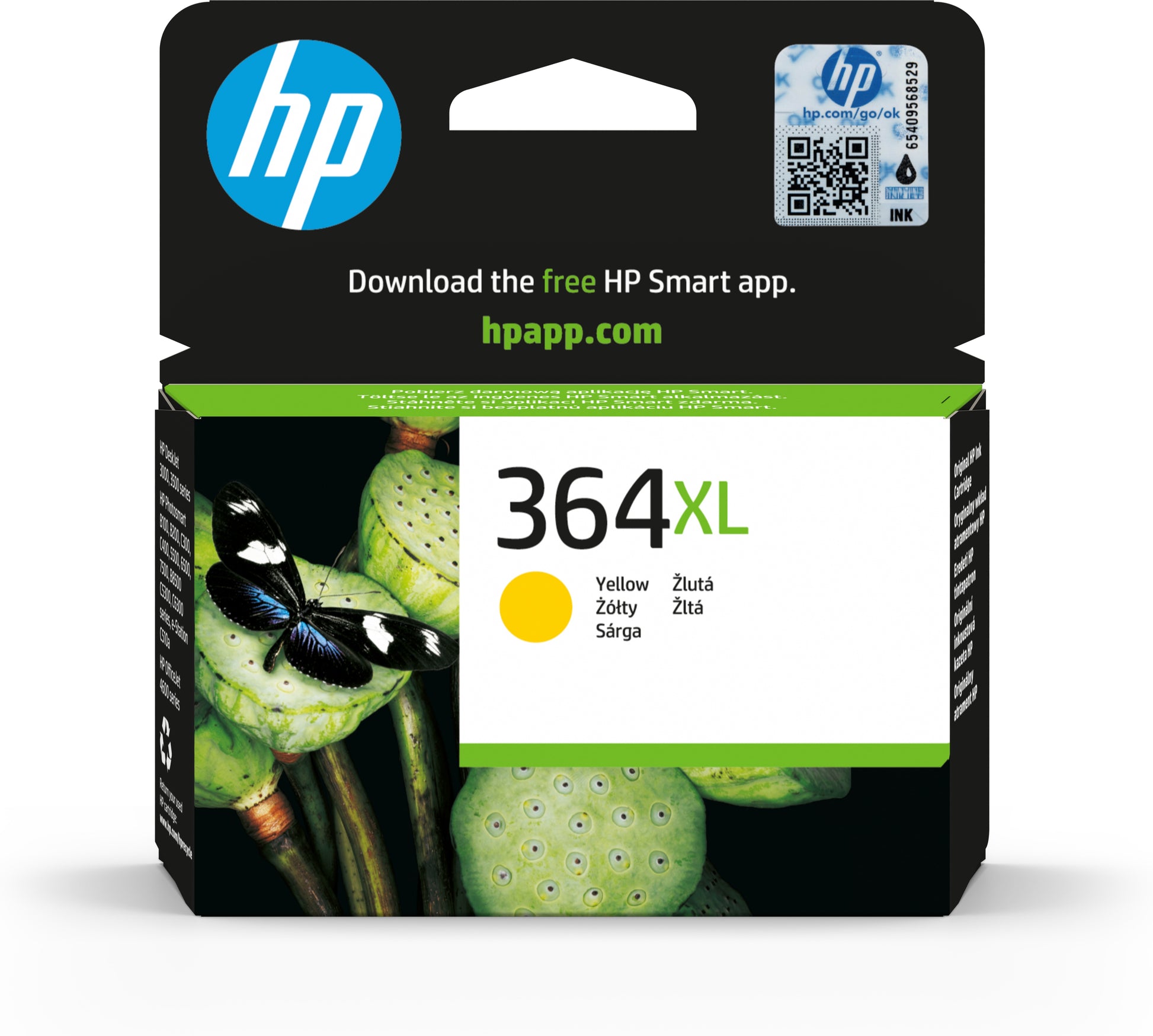 HP Tintenpatrone 364XL, Gelb