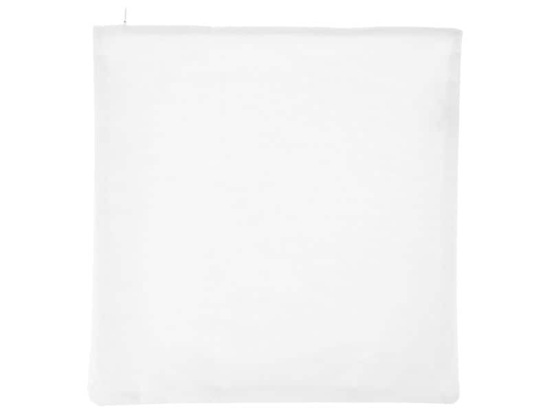 COCON Kissenbezug – 40 × 40 cm, Baumwolle, mit Reissverschluss, Weiss