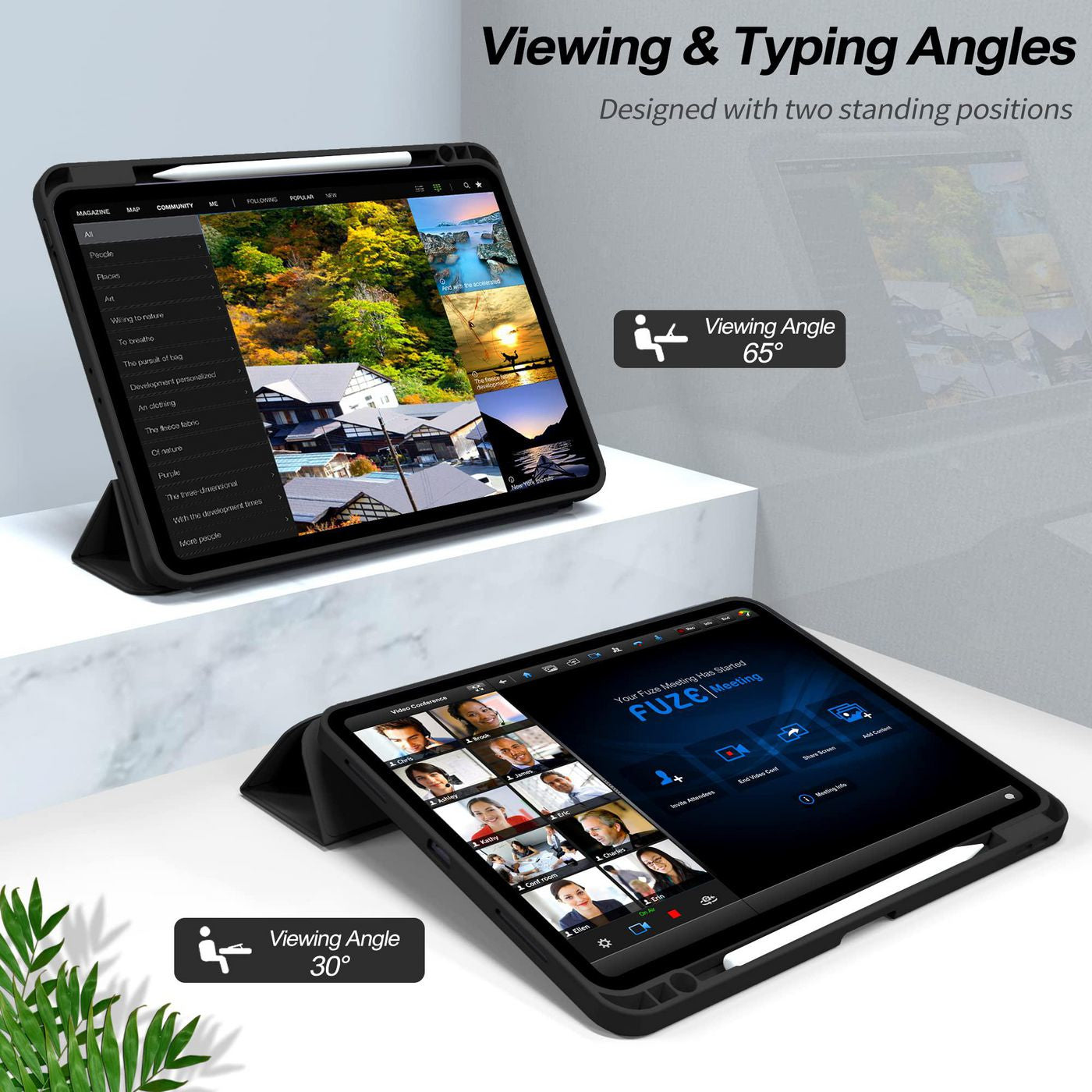 eSTUFF Tablet-Hülle für iPad Air 13" (1. Gen.) – Schwarz