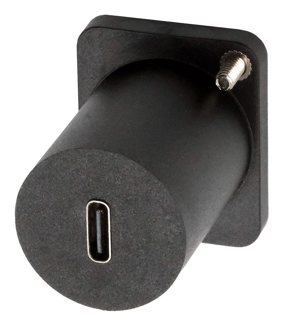 EXSYS USB-Adapter USB-C auf USB-C – USB 3.2 Gen 1 (5 Gbit/s) – Power Delivery – Schwarz