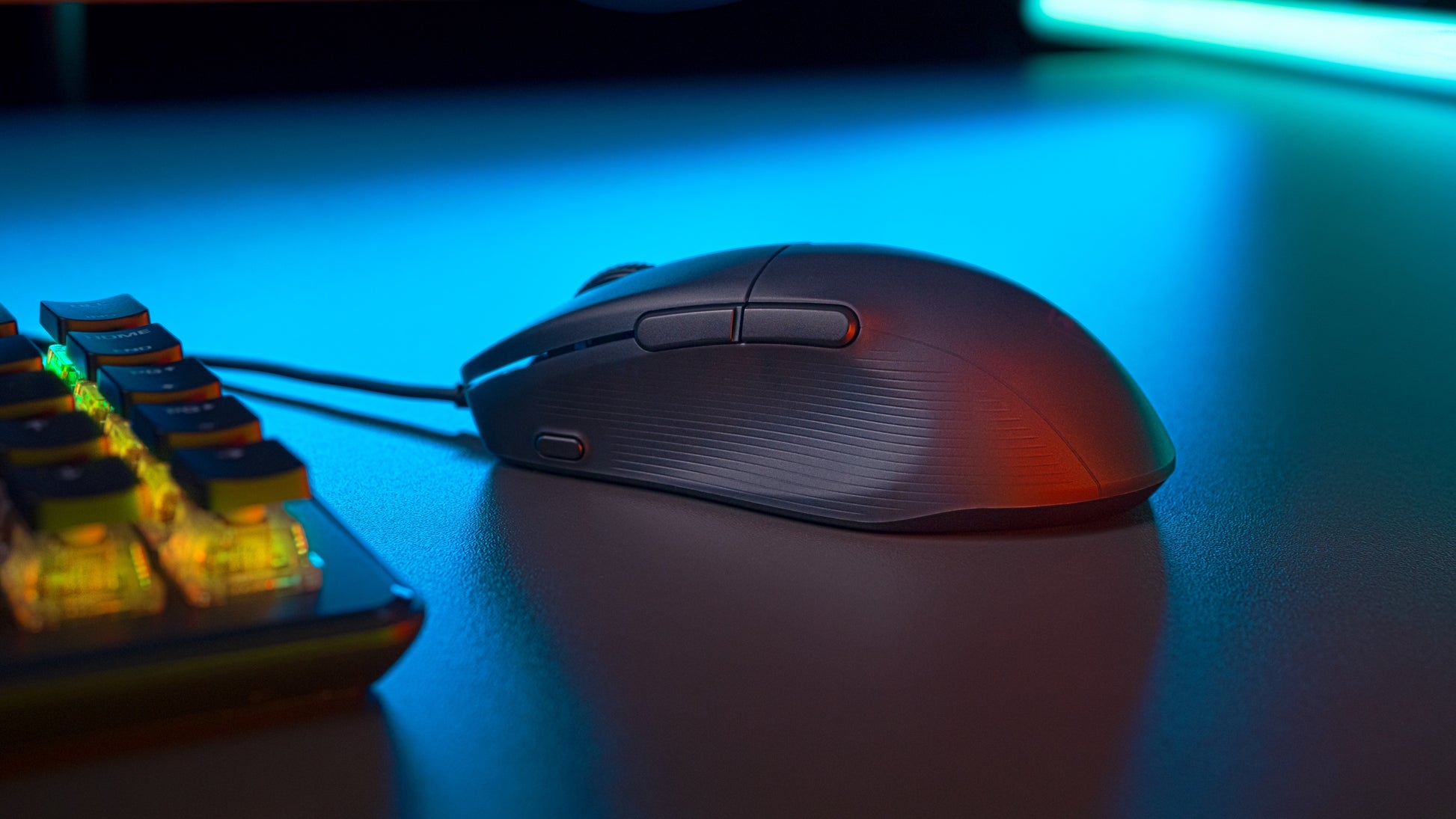 Turtle Beach Pure SEL – Gaming-Maus – Kabelgebunden (USB‑A), 8000 DPI, RGB-Beleuchtung, rechts, Schwarz