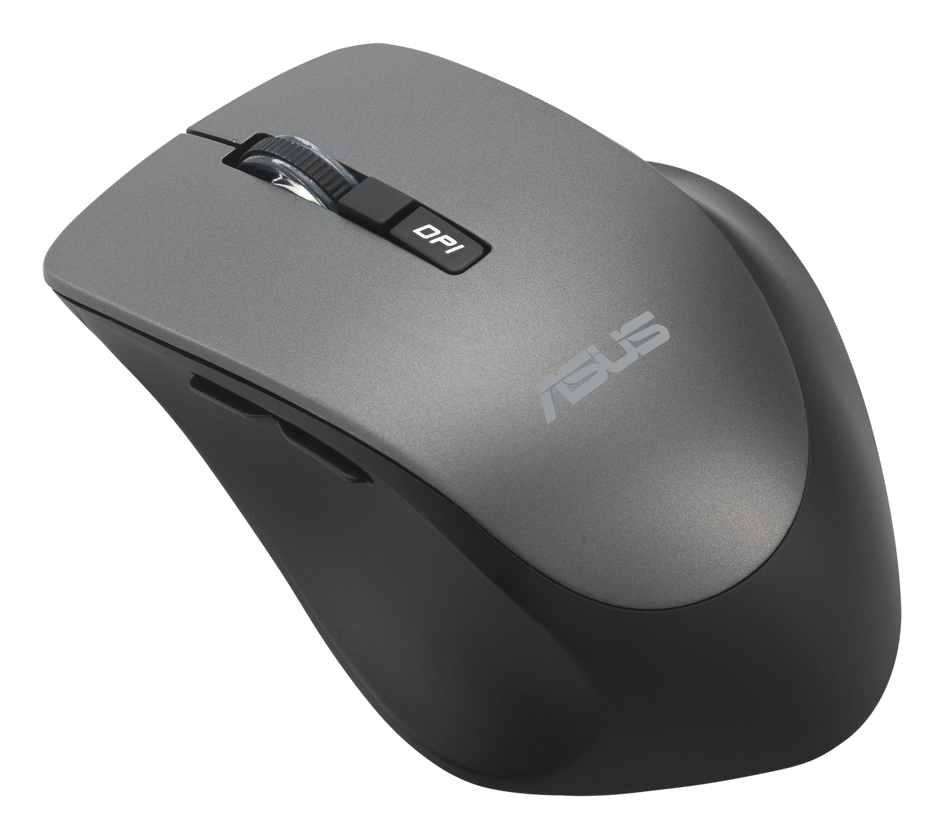 ASUS WT425 – Maus – Kabellos (2,4 GHz), 1600 DPI, rechts, Schwarz/Grau