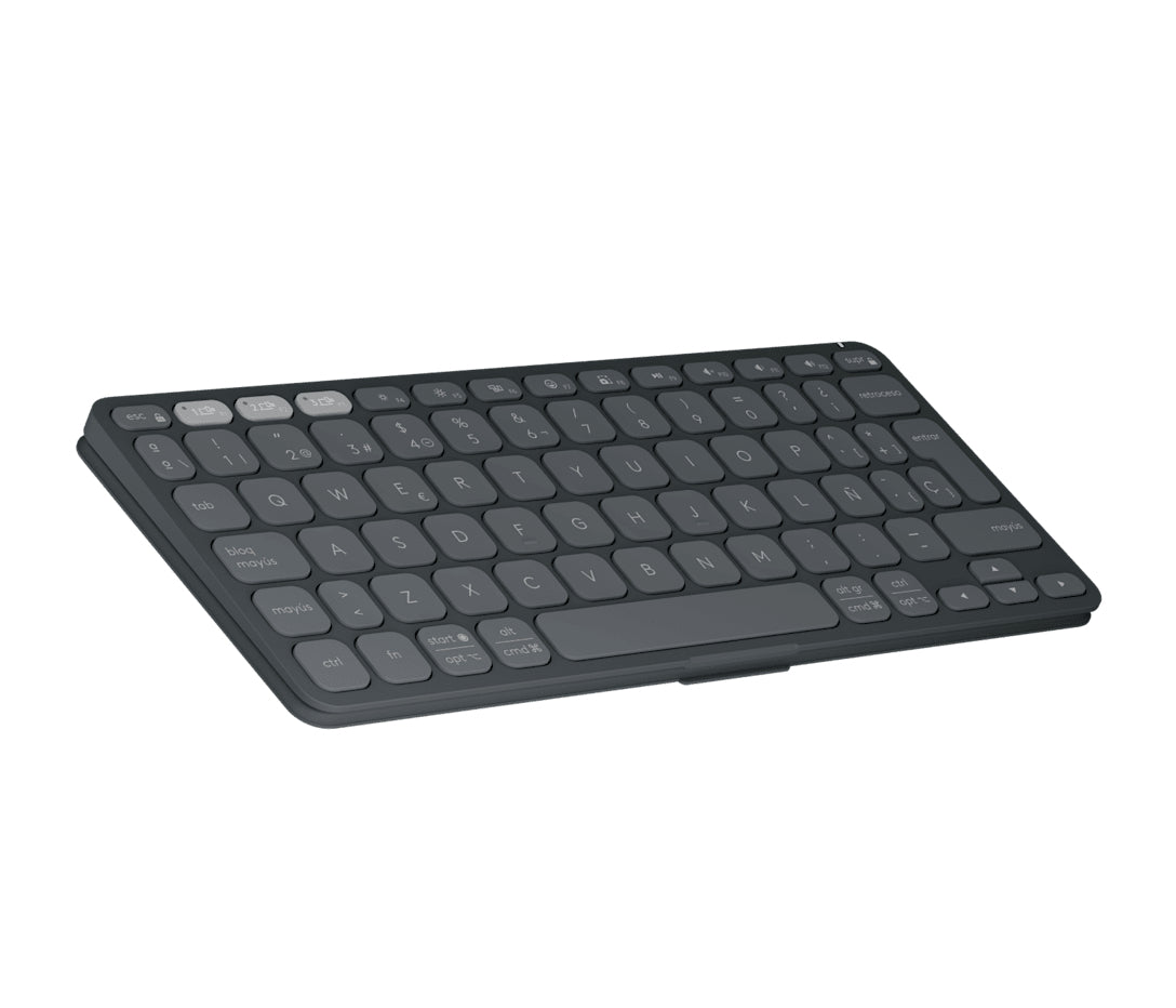 Logitech Keys-To-Go 2 – Tastatur, kabellos (Bluetooth), DE-Layout (DE) – für Windows, macOS & iPadOS u. a.