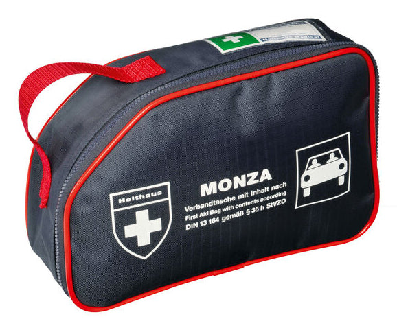 Holthaus Medical Erste-Hilfe-Set Monza – für Auto, Blau, 250 × 150 × 70 mm