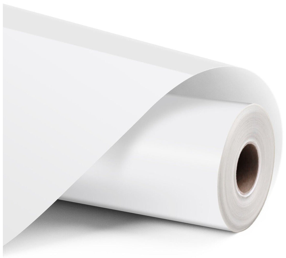 LOKLiK Aufbügelfolie Weiss – matt, 30,5 cm × 12 m, für Loklik Crafter
