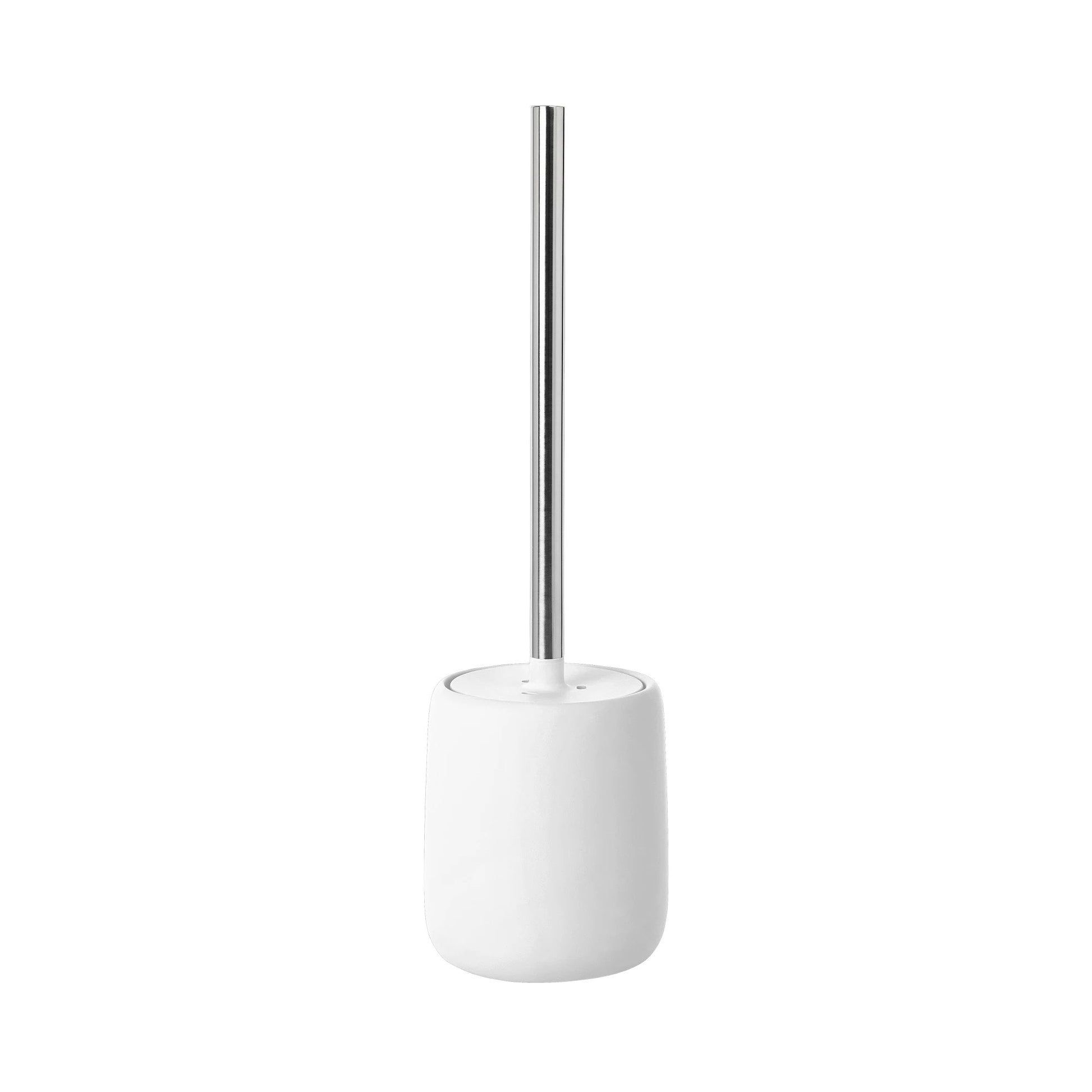 Blomus WC-Bürstenset – Keramik, Weiss, rutschsicher, H 39 cm, Ø 11,4 cm