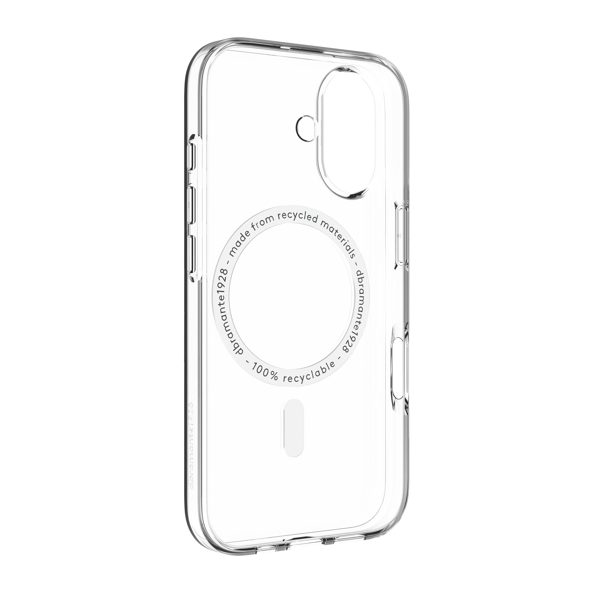 dbramante1928 Backcover – für Apple iPhone 17, Recycling-Kunststoff, transparent