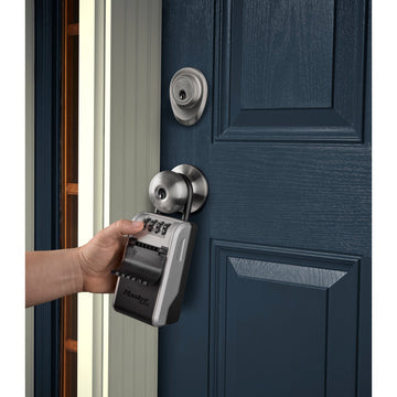 Master Lock Schlüsselsafe 5480EURD – Elektronikschloss – 0,8 l – Wasserfest – Schwarz