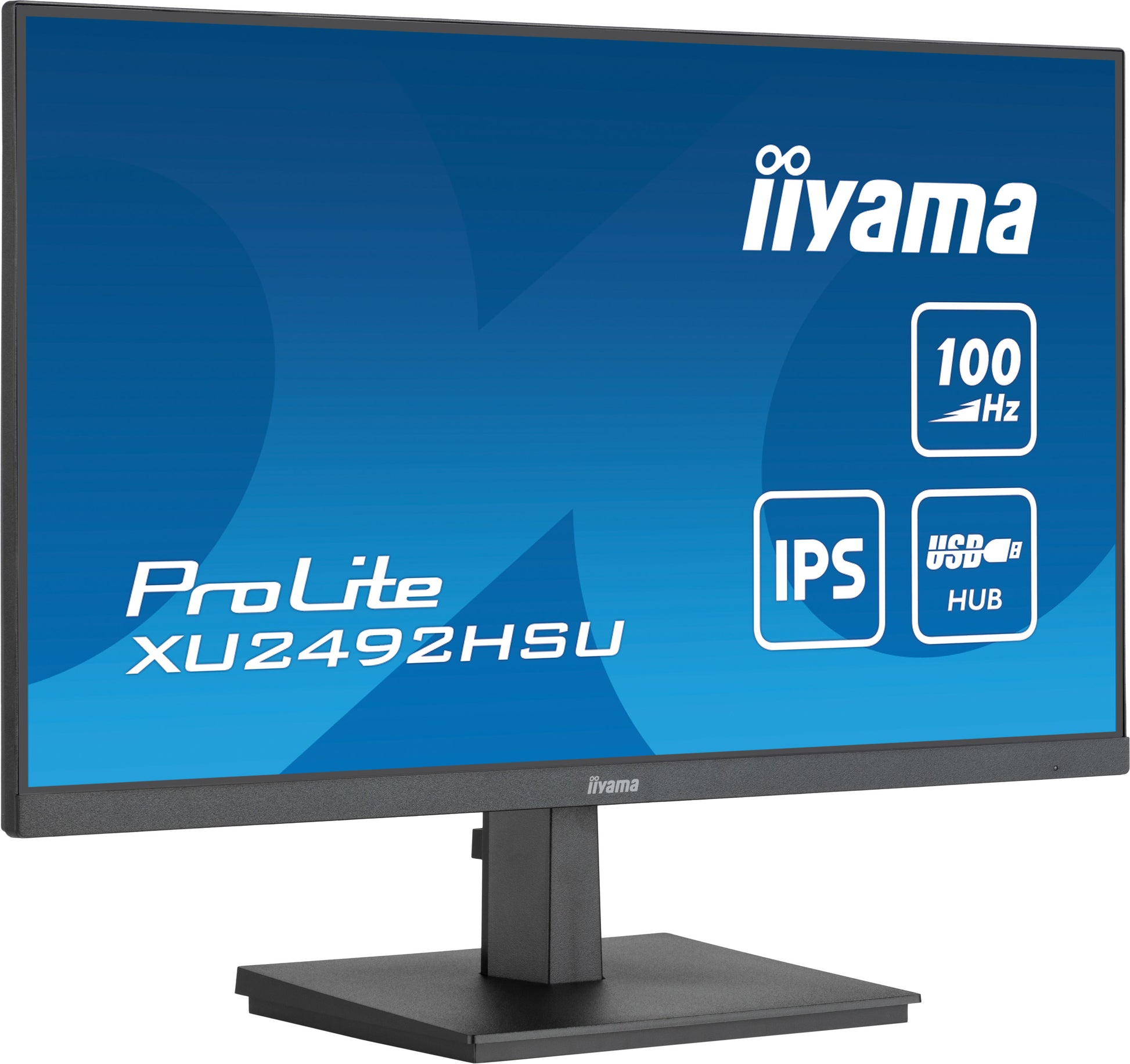 iiyama XU2492HSU-B6 – Monitor, 24", 1920 × 1080 (Full HD), IPS, 100 Hz, 250 cd/m²