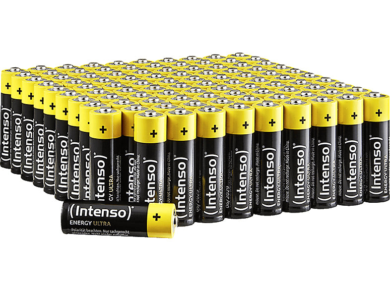 Intenso AA Batterien, Alkaline, 1,5 V – 100 Stk.