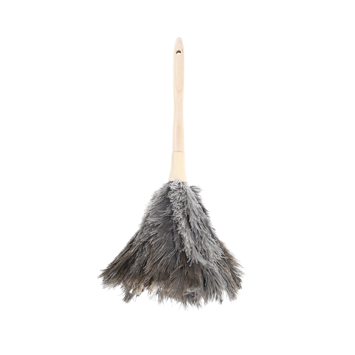 Esschert Design Staubwedel GT211 – Straussenfedern, Buchenholz, Braun, 12 Stk., 3,1 × 3,1 × 38,0 cm