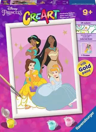 Ravensburger CreArt – Malen-nach-Zahlen-Set – Disney Princess – ab 9 Jahren