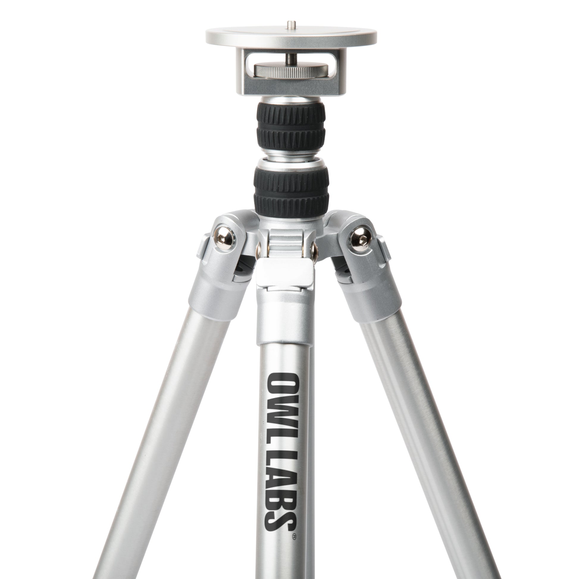 Owl Labs Meeting Owl Stativ – 3-Bein, 44,8 cm, 1/4" Montage, 360° – für Meeting Owl 3, Meeting Owl 4+ – Silber