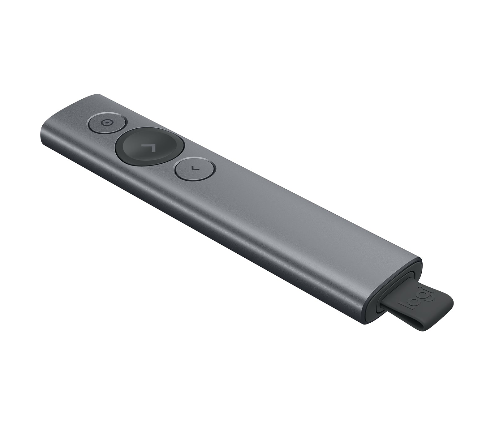 Logitech Spotlight Plus Fernbedienung – für Windows, Mac OS – Spotlight-Funktion, aufladbar