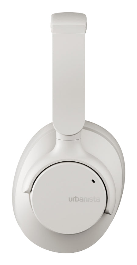 Urbanista Valencia On-Ear Kopfhörer – Kabel + BT, ANC, Weiss, BT 5.3