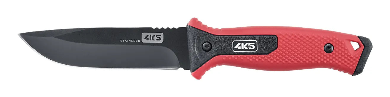 Laserliner TK 200 – Abbrechmesser, mit Arretierung, ABS/TPR-Griff, rot, inkl. 5 Klingen
