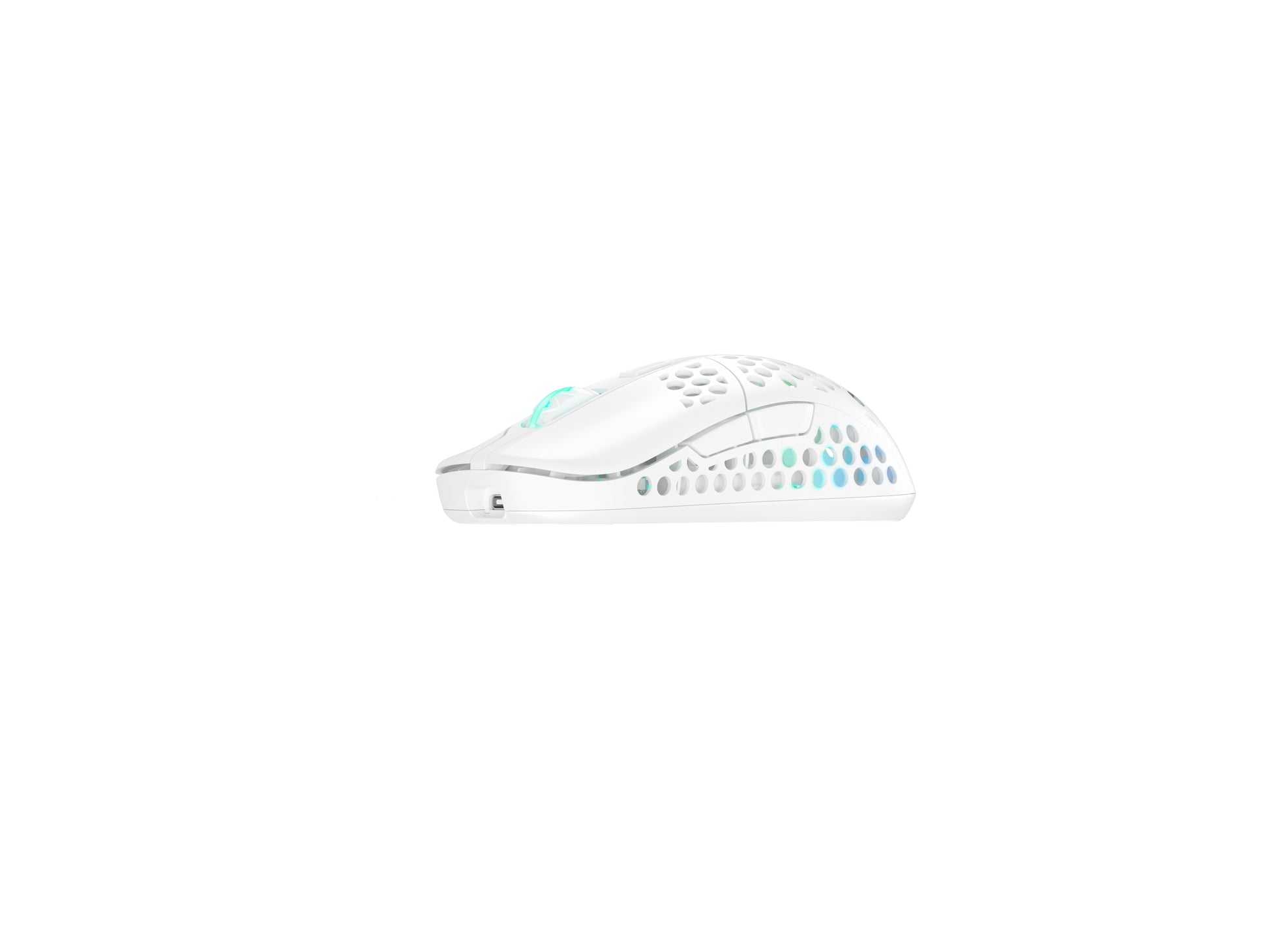 CHERRY XTRFY M42 – Gaming-Maus – Kabellos (2,4 GHz), 19000 DPI, RGB-Beleuchtung, beidhändig, Weiss