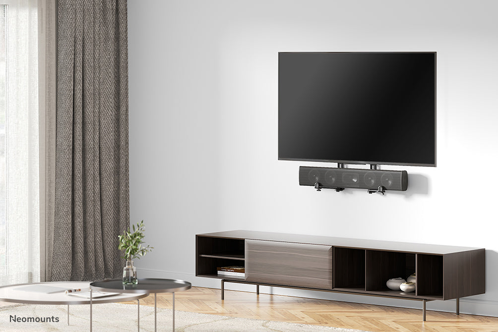 Neomounts AWL29-650BL1 Soundbar-Halterung (Wand) – bis 15 kg, VESA – Schwarz