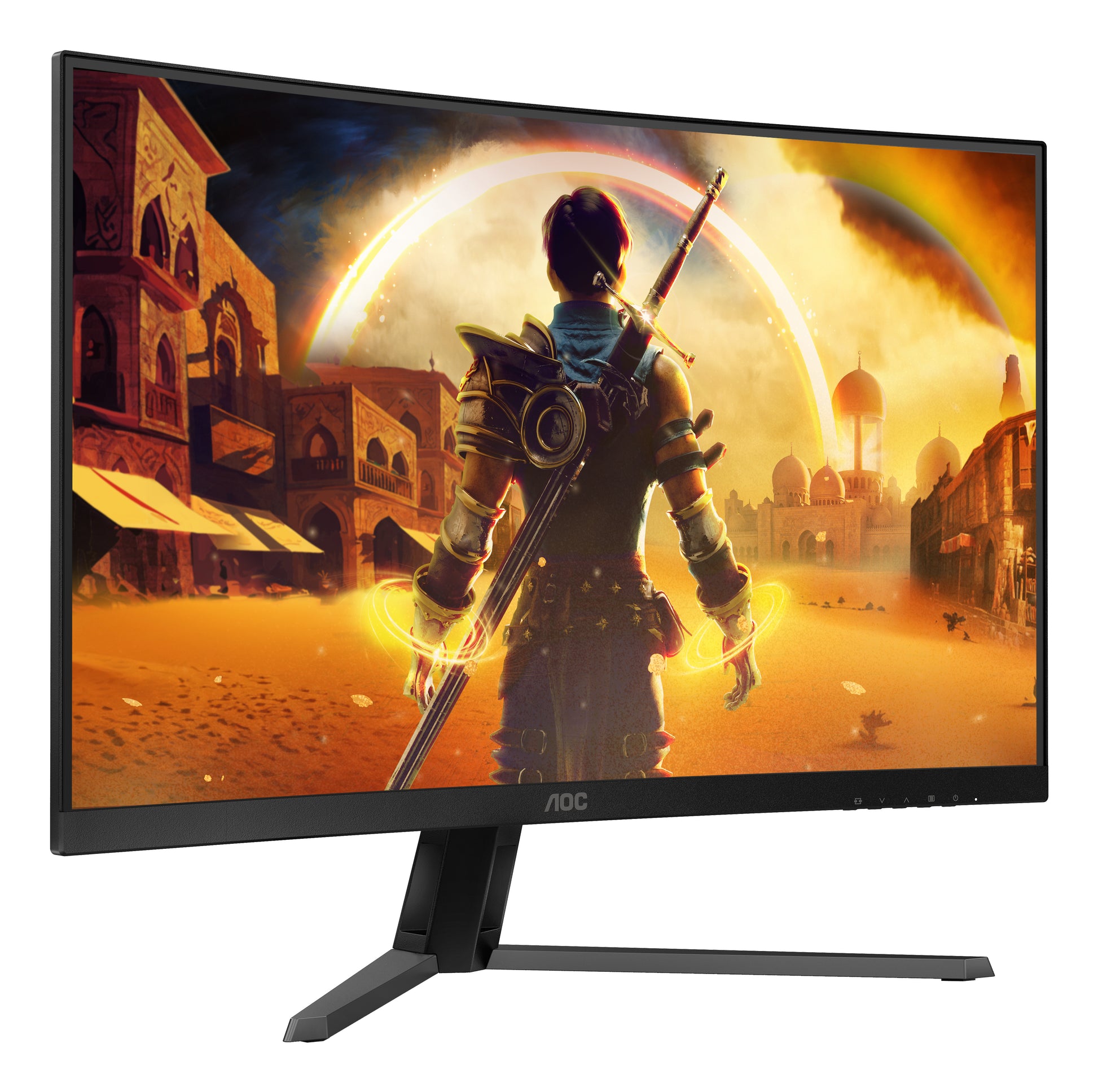 AOC C32G42ZE – Monitor, 31,5", VA, 260 Hz, Gebogen, Adaptive Sync, VESA 100 × 100, Schwarz