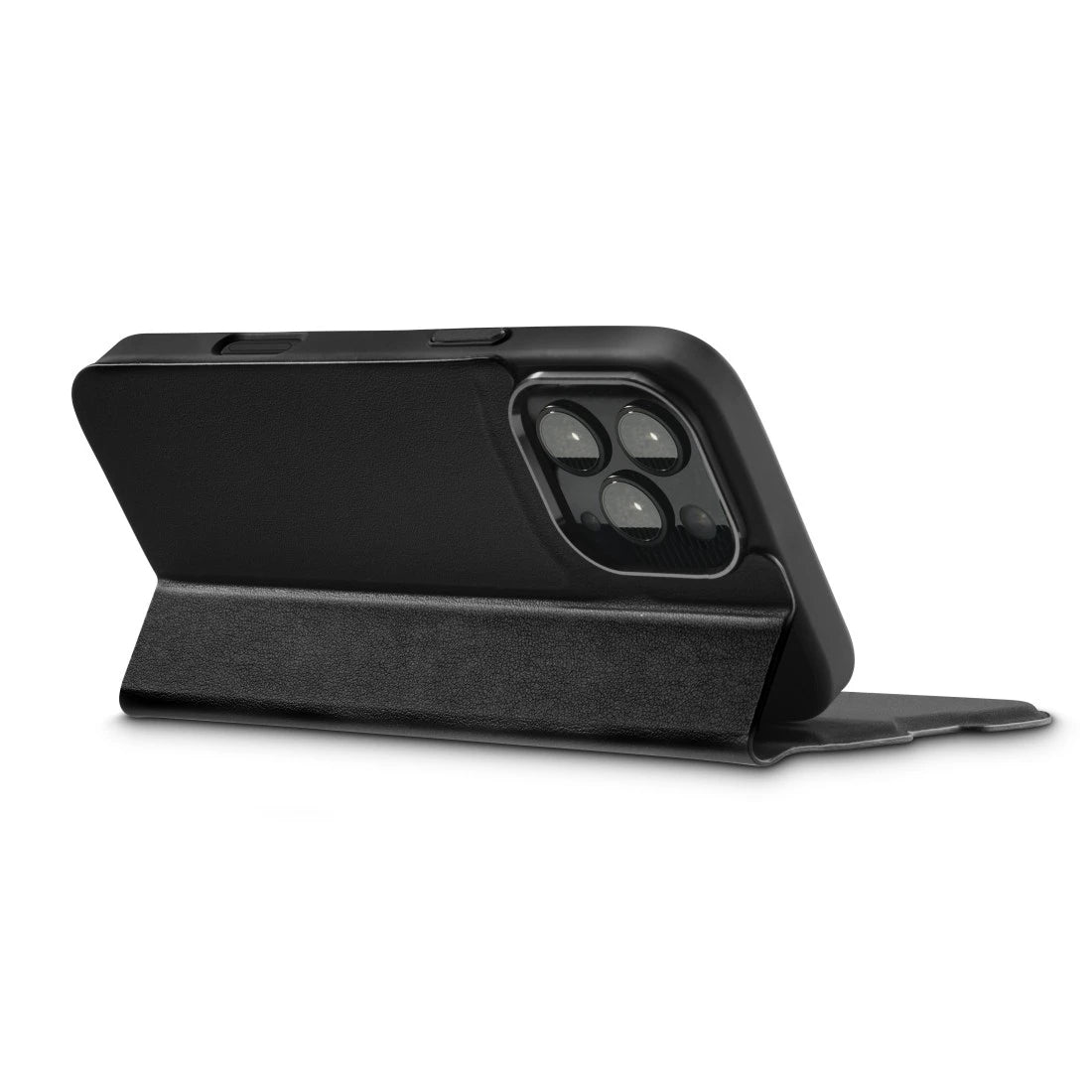 Hama Booklet-Hülle – für Apple iPhone 16 Pro Max – schwarz – Kunstleder – mit Kartenfach, Magnetverschluss