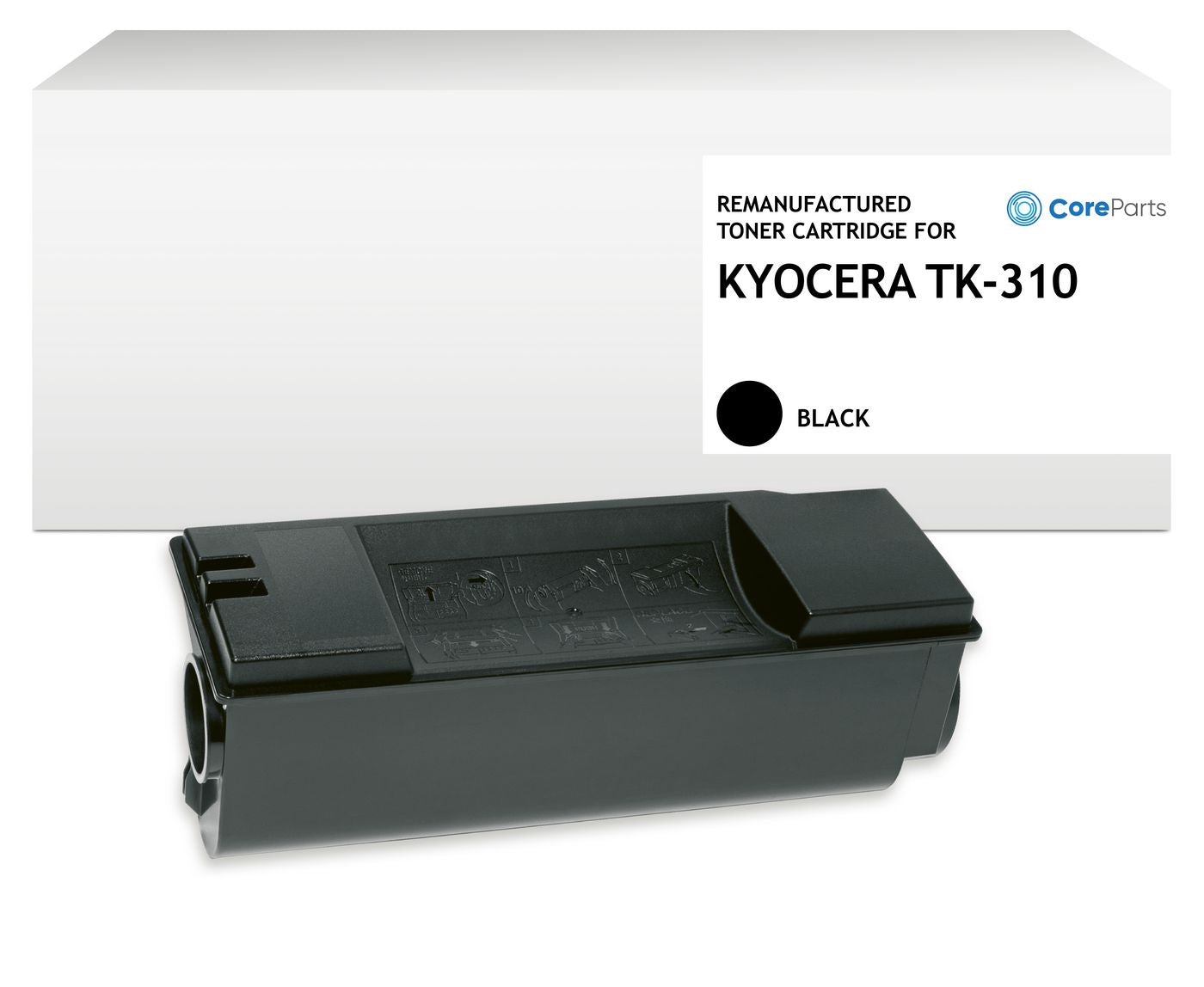 CoreParts Schwarz Toner – kompatibel – für Kyocera