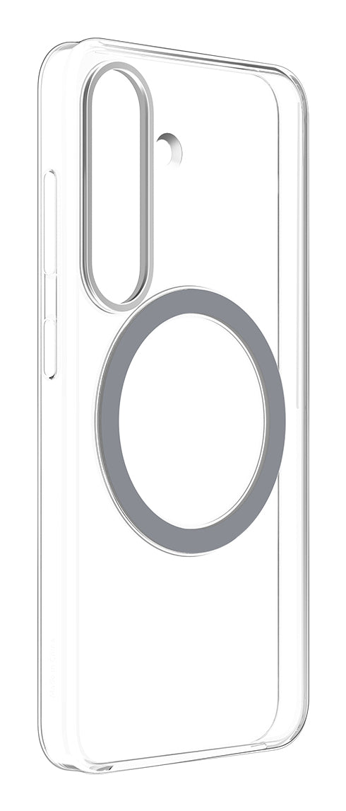 Samsung Clear Magnetic Case – Backcover – für Samsung Galaxy S25, PC, Transparent, kratzresistent
