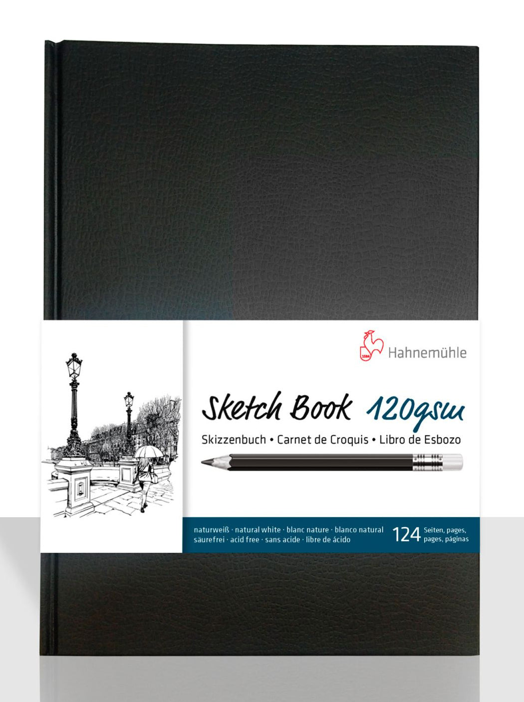 Hahnemühle Skizzenbuch – A3 – 120 g/m² – Hardcover – 64 Blatt – Schwarz