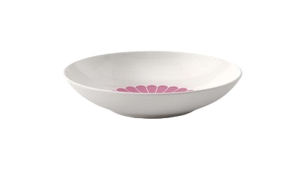 Villeroy & Boch Fleur Cassis Pastaschale – Porzellan, Rosa, Rund, 6 Stück
