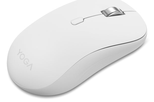 Lenovo Yoga Mouse Office – Maus – Kabellos (Bluetooth), beidhändig, Weiss