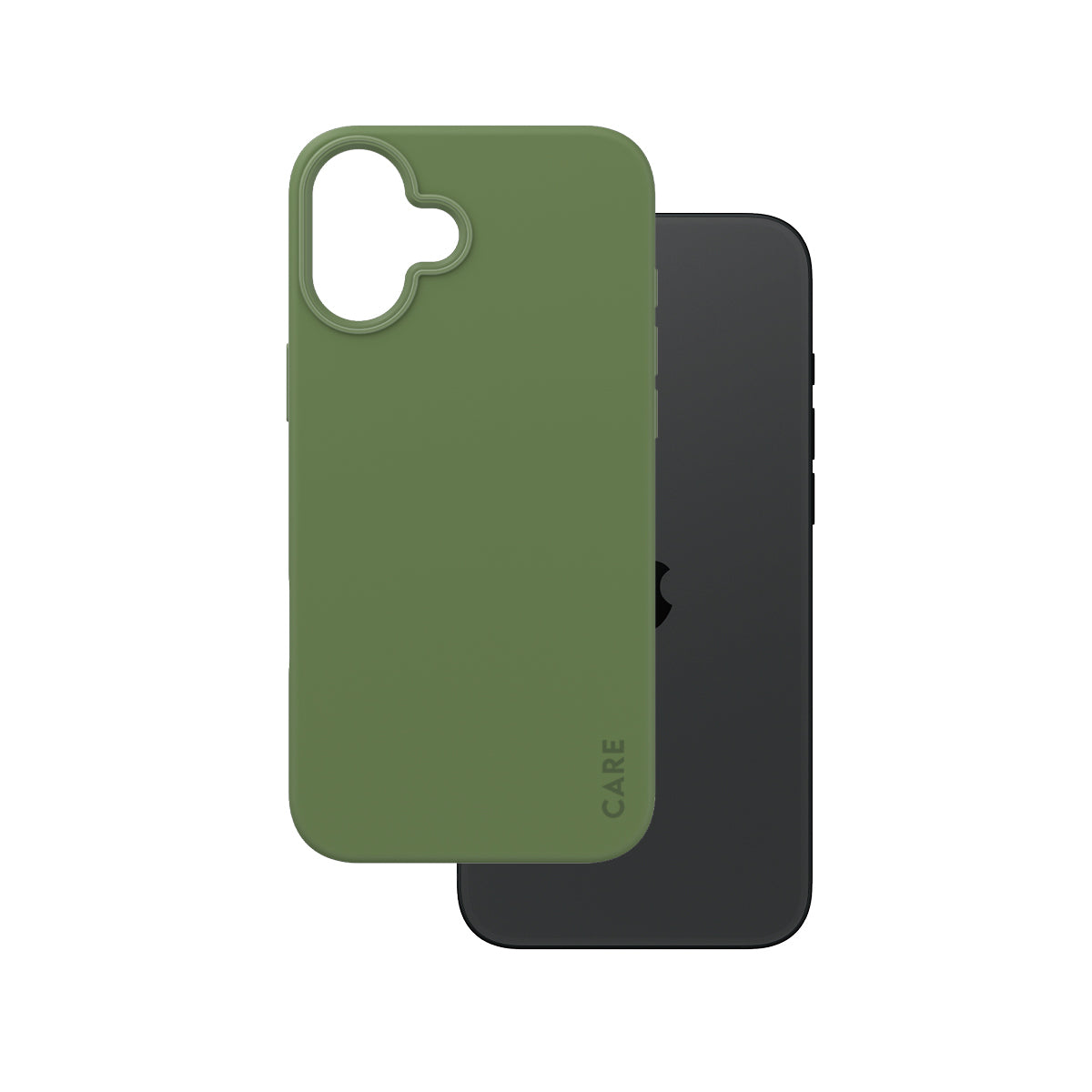 PanzerGlass CARE Backcover – für Apple iPhone 16 Plus, MagSafe, Recycling-Kunststoff, grün