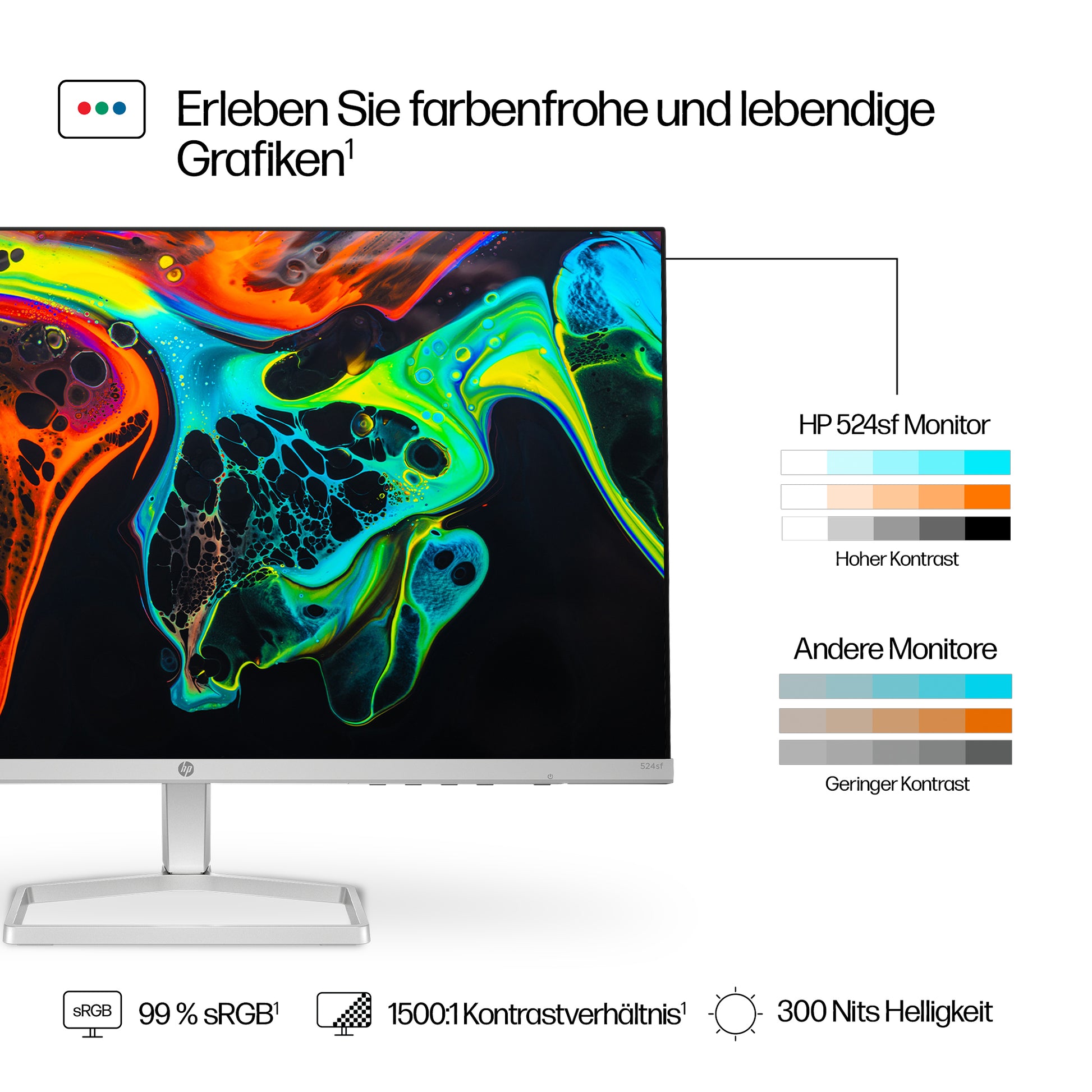 HP S5 524SF – Monitor, 1920 × 1080 (Full HD)