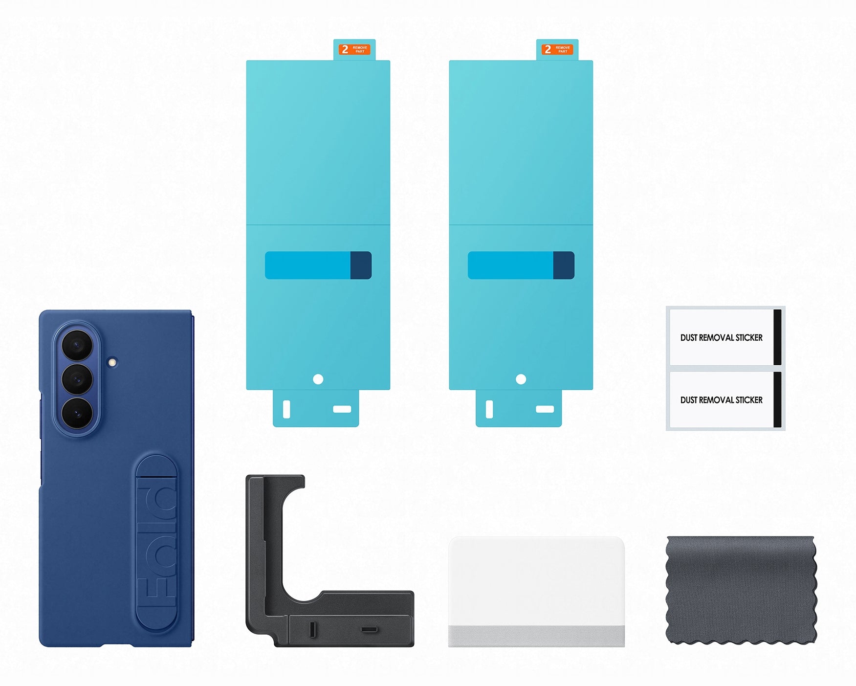 Samsung Backcover – für Samsung Galaxy Z Fold7 – blau – Silikon