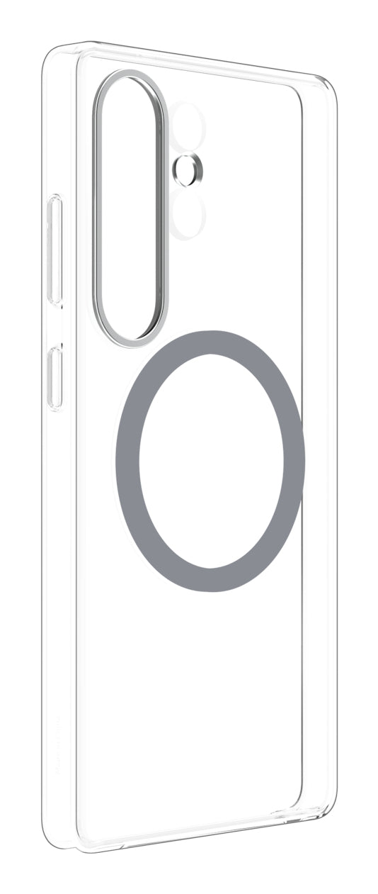Samsung Backcover – für Samsung Galaxy S25 Ultra, Transparent, Schutz vor Vergilbung, kabelloses Laden