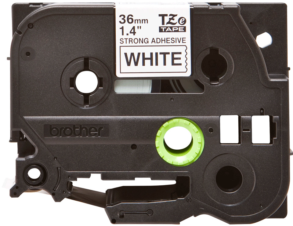 Brother Schriftband – 36 mm, weiss, schwarz – TZE-S261