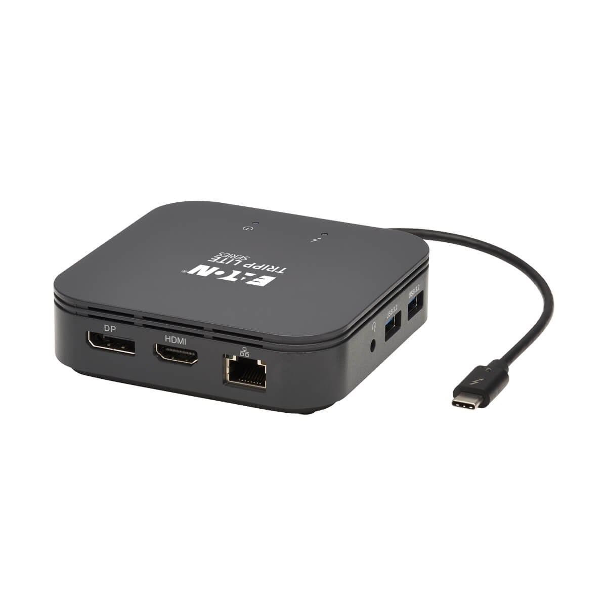 Tripp Lite MTB3-DOCK-04 Dockingstation – Thunderbolt 3, 1× DP, 1× HDMI, 2× USB-A, 1× USB-C, 60 W PD, GbE