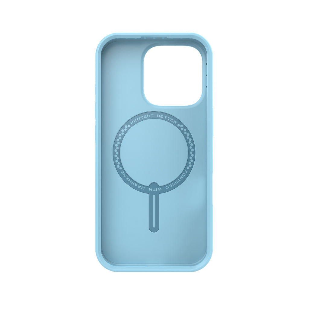 ZAGG Backcover Soho – für Apple iPhone 16 Pro – blau