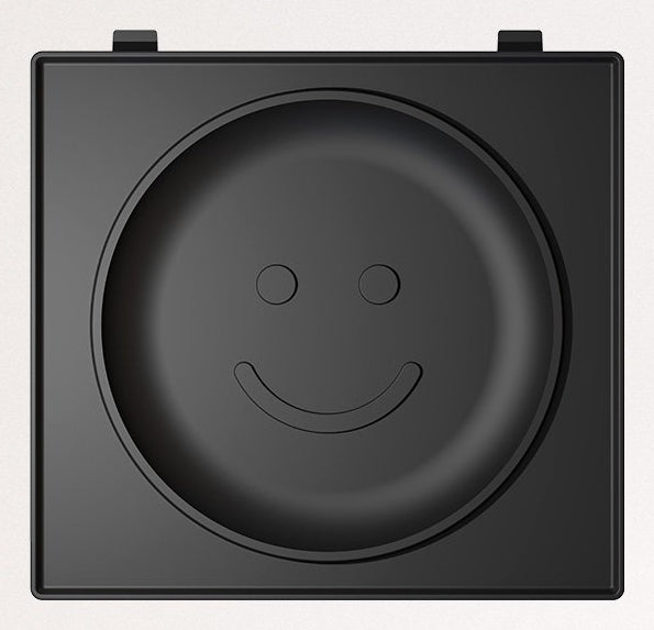 CREATE Ersatzteller Stone 2in1 Smile – rund, für Waffeleisen 2in1 Compact, 2 Stk.