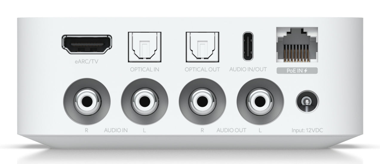 Ubiquiti Netzwerk-Streamer, LAN/WLAN, AirPlay, Spotify – Weiss