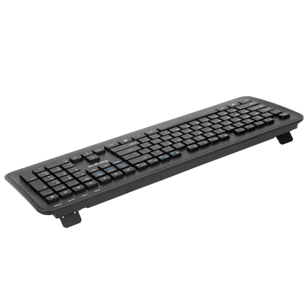 Targus AKM610ES – Tastatur-Maus-Set – 2,4 GHz USB-A (Empfänger) – QWERTY (ES) – Schwarz