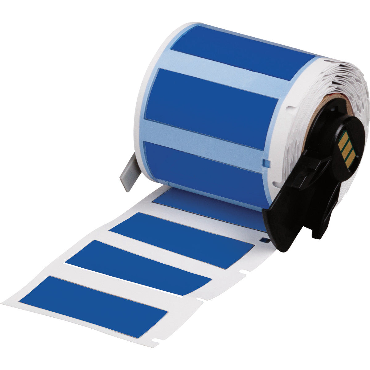 Brady Etiketten (Rolle) 45 × 16 mm – Polyolefin, matt, blau – permanent haftend – Thermotransfer – für M610