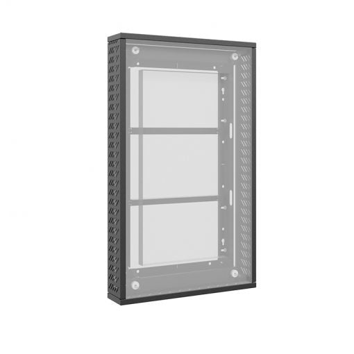 Hagor 5869 Rahmen – hochwetterfest, 1'031×638×141 mm – für Samsung OH 46 Serie – Schwarz