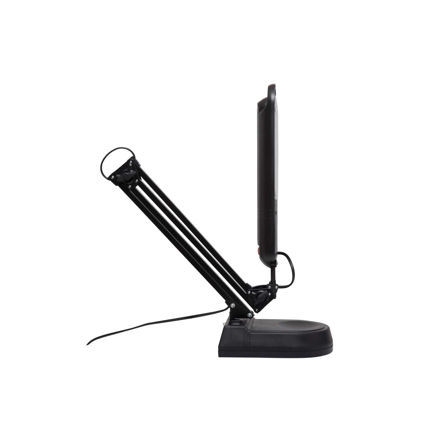 MAUL LED Tischleuchte Atlantic – drehbar, neigbar, Standfuss – 5'800 K – 400 lm 9 W – schwarz