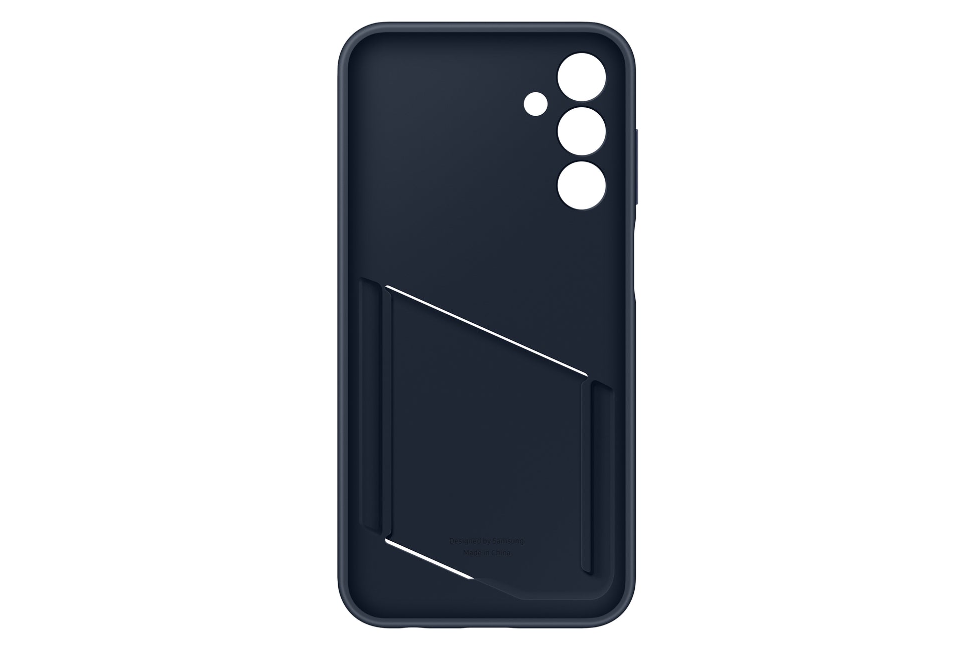 Samsung Backcover – für Samsung Galaxy A15 5G, Schwarz/Blau, mit Kartenfach, kratzresistent