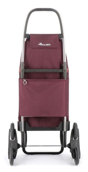 Rolser Stofftasche, Polyester, Bordeaux, 360×630×190 mm, mit 6 Rädern
