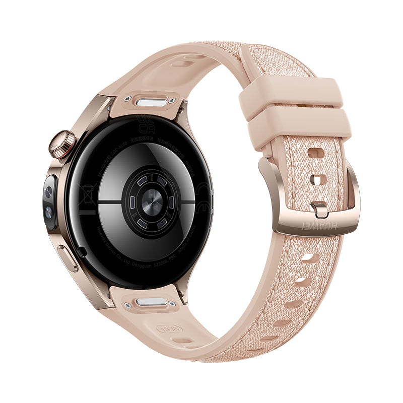 Huawei Watch 5 LTE – 42 mm, AMOLED, Edelstahl, Beige, 5 ATM